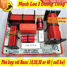Mua MẠCH PHÂN TẦN 3 ĐƯỜNG TIẾNG LWA400 –GIÁ 01 MẠCH - ( BASS + TRUNG + TREBLE)