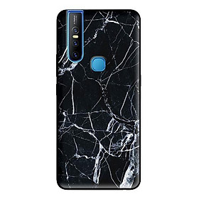 Ốp in cho Vivo V15 Đá Đen 1 - Hàng chính hãng