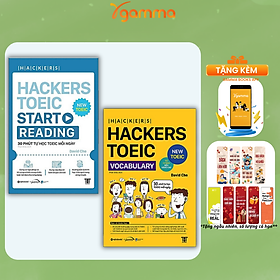 Combo Đọc Hiểu TOEIC: Hackers TOEIC Start Reading + Hackers TOEIC Vocabulary 