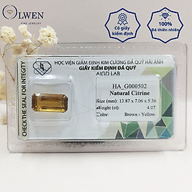 Viên đá thạch anh vàng ( citrine ) thiên nhiên HA_G000502