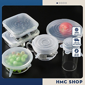 Mua Bộ nắp đậy thức ăn sillicon chịu nhiệt tốt  bộ màng bọc thực phẩm silicon