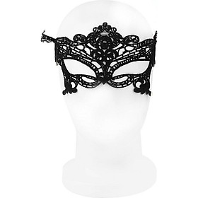 Mặt nạ hóa trang sự kiện bữa tiệc Halloween - Màu đen 