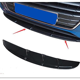 Universal Car Front Bumper Lip Spoiler Diffuser Fins Body Kit Car-styling Front Bumper Diffuser