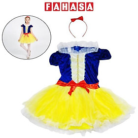 Bộ Váy Công Chúa Bạch Tuyết - Hóa Trang Halloween Bé Gái - Size S - Nuan Nuan LC2186