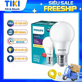 Hình ảnh Review Bóng đèn LED Bulb PHILIPS Essential E27 - Tiết kiệm điện, Ánh sáng chất lượng cao - Hàng Chính Hãng