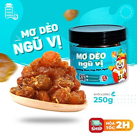 Ô mai mơ dẻo ngũ vị 250g Nhất Phẩm Đường vị gừng chua cay mặn ngọt Ô Mai Mơ Dẻo Ngũ Vị 250G Nhất Phẩm Đường Vị Gừng Chua Cay Mặn Ngọt