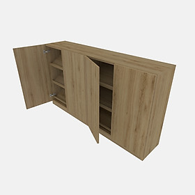 Tủ giày thấp nhiều kệ ECOFURNIX GT-TGT-245