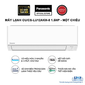 Mua Máy lạnh/ Điều hòa Panasonic Inverter CU/CS-LU12AKH-8 - 1.5HP - Một chiều - Lọc sạch không khí NanoeX - Wifi