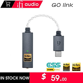 IFI GO Link Portable USB cân bằng Bộ khuếch đại tai nghe DAC DEN