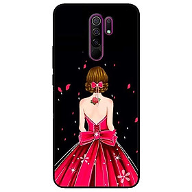 Ốp lưng dành cho Xiaomi Redmi 9 mẫu Cô Gái Xăm Hoa