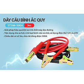 Dây Câu Bình Ắc Quy VIAIR ST306 500A Dài 3m