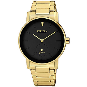 Đồng hồ nữ citizen dây thép không gỉ eq9062-58e - mặt đen