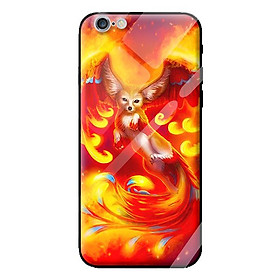 Ốp kính cường lực cho iPhone 6s Plus mẫu CÁO LỬA 1 - Hàng chính hãng