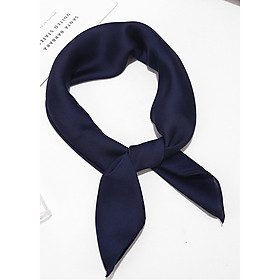 Khăn Lụa Vuông (Khăn Turban) Cao Cấp Trơn Chất Liệu Lụa Chiffon - 70x70cm - Mã KL039