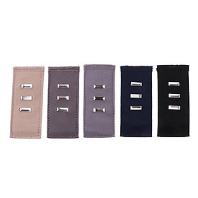 5Pcs Waist Extenders with Metal Hook Buttons Waistband Strecher for Pants Jeans Skirts to Making Waist Comfortable and Relax