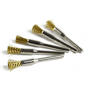 Mua Bộ 5 Chổi Đánh Gỉ Trục 3mm Sợi Đồng (Chổi Chụm)