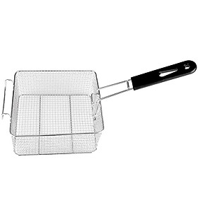 Square Stainless Food Colander Strainer Mesh Basket Kitchen Sieve Sifter