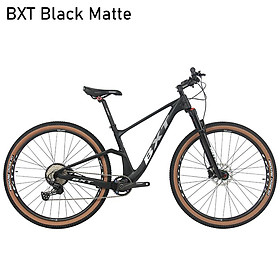 Xe đạp carbon Mountain Bike 29 inch 1x11.Speed Fork Fork Xe đạp MTB Boost 12*148mm Double Disc Color: BXT Black Matte Size: XL(190cm above)  Number of speeds: 1x11S