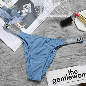 Quần lót lọt khe đính đá chữ Love SIÊU XINH, chất thun mềm mịn, co giãn dễ chịu