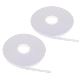 2Roll White Double Sided Tape Quilting Tape Wash Away Tape 50m 1.5cm 1cm