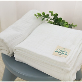 Mua Made in Việt Nam - Khăn tắm đa năng 100% Cotton cho bé và gia đình kích thước 70*100cm Comfybaby