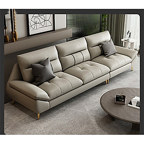 Sofa băng bọc da cao cấp BMSF35 Juno Sofa Kích thước 2m2 nhiều màu lựa chọn 