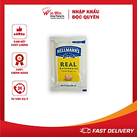 Xốt Mayonnaise Vị Nguyên Bản Hellmann’s 50ml - Thương Hiệu Mỹ, SX Thái Lan | Hellmann’s Real Mayonnaise 50ml