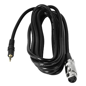 XLR Female to 3.5mm (1/8 inch) TRS Male  Cable - 0.5m Microphone Wire