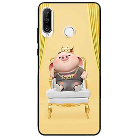Ốp lưng in cho Huawei P30 Lite Mẫu Heo Vua