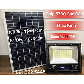 Mua Đèn Pha Led Năng Lượng Mặt Trời 300w 400w 200w 100w.IP67. Có Thêm Chế Độ Báo Sạc Pin.(Hình thực tế