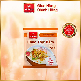 Thùng 50 Cháo Thịt Bằm VIFON có có Gói Thịt Thật 27gr (70g / Gói)