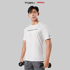 Áo Thể Thao Nam TSIMPLE cổ tròn tay ngắn tập gym vải thun lạnh thoáng mát co giãn chuẩn form MSSAHP6