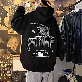 Áo khoác nỉ hoodie trơn Unisex - Hoodie CHỢ BẾN THÀNH form rộng có mũ dáng suông basic ulzzang nam nữ HOT