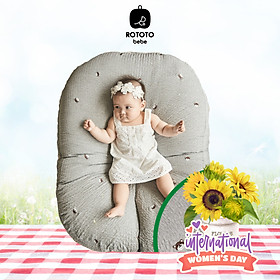 [MỚI] Gối chống trào ngược Rototo Bebe cỡ lớn (Toddler) - Nhập khẩu Hàn Quốc 100