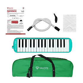 Kèn Melodion/ Pianica/ Melodica Valote VM-32K, VM-37K Túi Vải Nhiều Màu Sắc - Hàng Chính Hãng - VM-32K Cyan