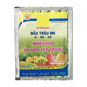 GÓI 10 GRAM - PHÂN BÓN LÁ ĐẦU TRÂU KÍCH THÍCH RA HOA MK 5-45-10