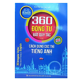 Hình ảnh Sách -The langmaster - 360 động từ bất quy tắc và cách dùng thì tiếng Anh (màu) (tái bản 06)