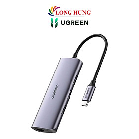 Cổng chuyển đổi Ugreen 4-in-1 Multifunction Adapter USB-C Hub CM252 60718 - Hàng chính hãng