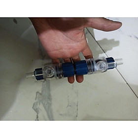 Khóa nối nhanh Double tap (Cao cấp các cỡ) 12-16-20mm-Dụng cụ nối nhanh ống máy lọc - phụ kiện thủy sinh - shopleo