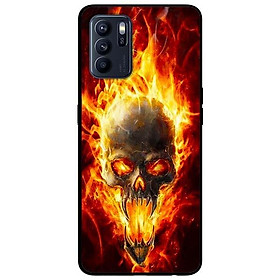 Ốp lưng dành cho Oppo Reno 6 - Reno 6 Z mẫu Quỷ Lửa