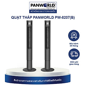 Mua Quạt tháp tháp Panworld PW-8207 (B-W) Quạt êm ái cao cấp thương hiệu Thái Lan - Hàng chính hãng