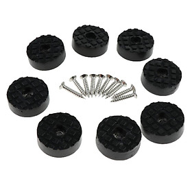 8 cái Nội Thất Bằng Gỗ Lướt Nhẹ Chân Bàn Ghế Tủ Chân Miếng Lót 30mm Tròn