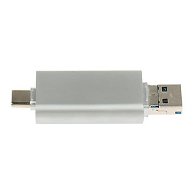3 in 1 Card Reader Adapter with Type C/Micro USB/USB 3.0 Port