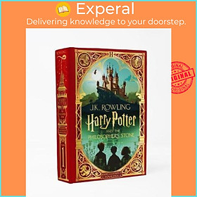 Sách - Harry Potter and the Philosopher's Stone: MinaLima Edition by J.K. Rowling (UK edition, hardcover)