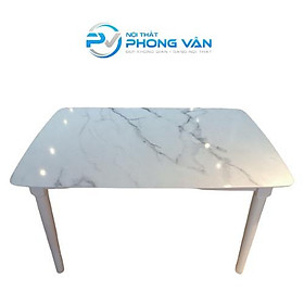 Mua Bàn ăn mango/ bàn ăn gỗ giả đá 1m2