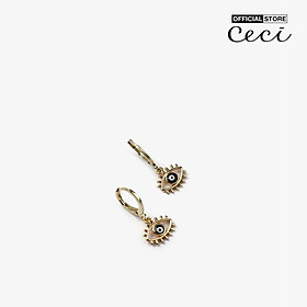 CECI - Khuyên tai nữ khoen tròn hình mắt cá tính CC1-01000036