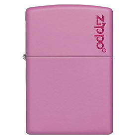 Bật Lửa Zippo Pink Matte with Logo 238ZL