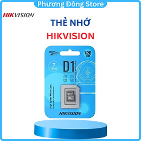 Thẻ Nhớ Micro SD Hikvision 128G-64GB-32G chuẩn Class 10, Thẻ nhớ camera, Thẻ nhớ điện thoại - hàng chính hãng - Thẻ Hikvision D1 Xanh - 128GB