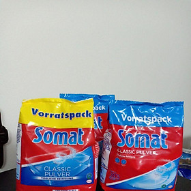 Bột rửa bát Somat gói 1 2 kg chuyên dùng cho máy rửa bát hàng mới về