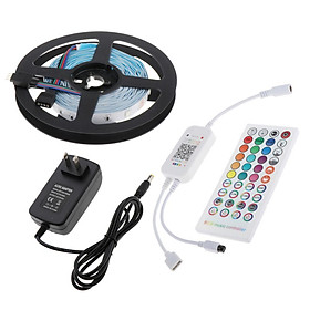 5M/ 10M LED Strip Lights, Music Sync Color Changing RGB LED Strip Built-in Mic, Bluetooth app Controlled LED Rope Lights, 5050 RGB LED